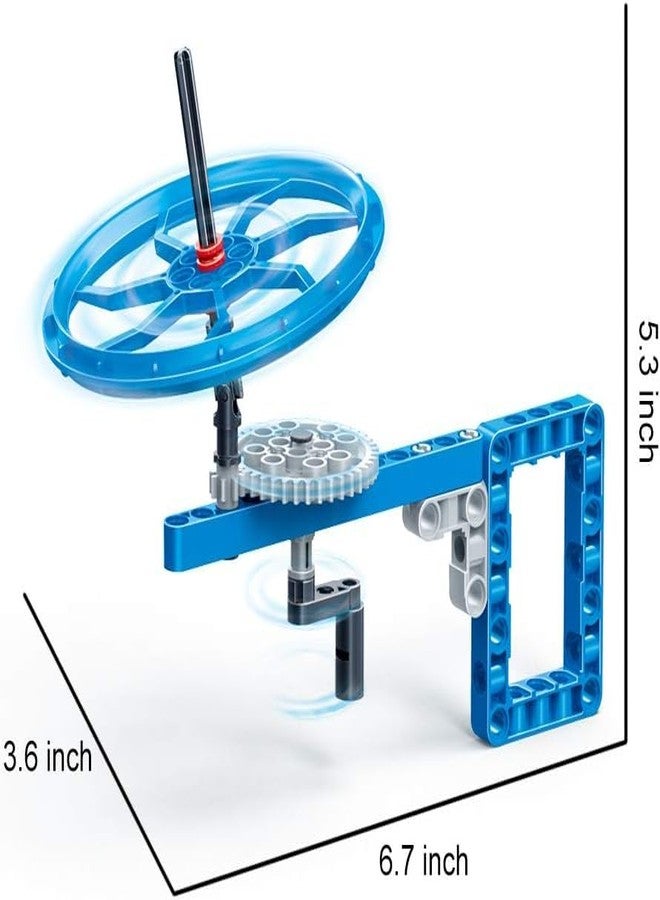 iduino 8 in 1 BanBao Stem Building Toys, DIY STEM Building Blocks Building Set, Kids Educational Toys, Stem Toys for 6 Year Old Boys 271 Pieces, Sceience Discovery Set Engineering Kit Building Blocks 6939 - Image 5